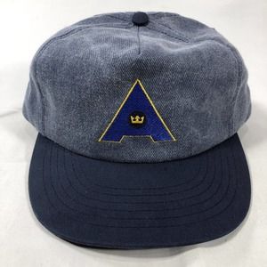 Vintage Fogel Anderson Construction Company Hat Cap USA Made Strap Back One Size